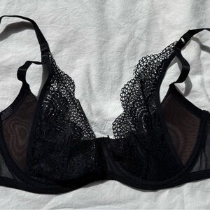 Adore Me Black Lace Bra